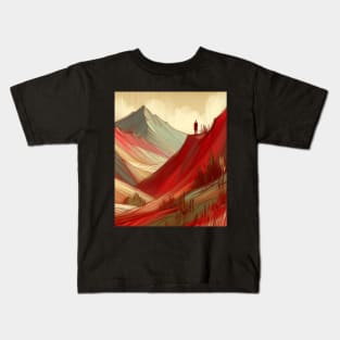 Void - Abstract Journey Kids T-Shirt